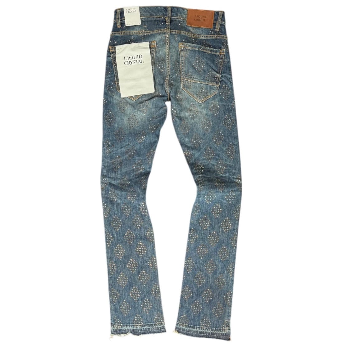 Liquid Crystals Diamond Crystals Denim (Vintage) JTF2317 - Image 2