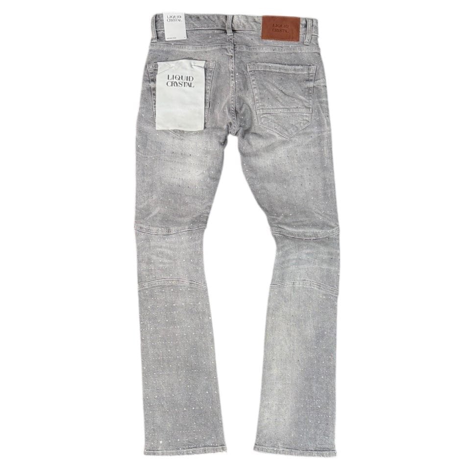 Liquid Crystals Envoy Stacked & Crystal Jean (Cement Wash) JTF2334 - Image 2