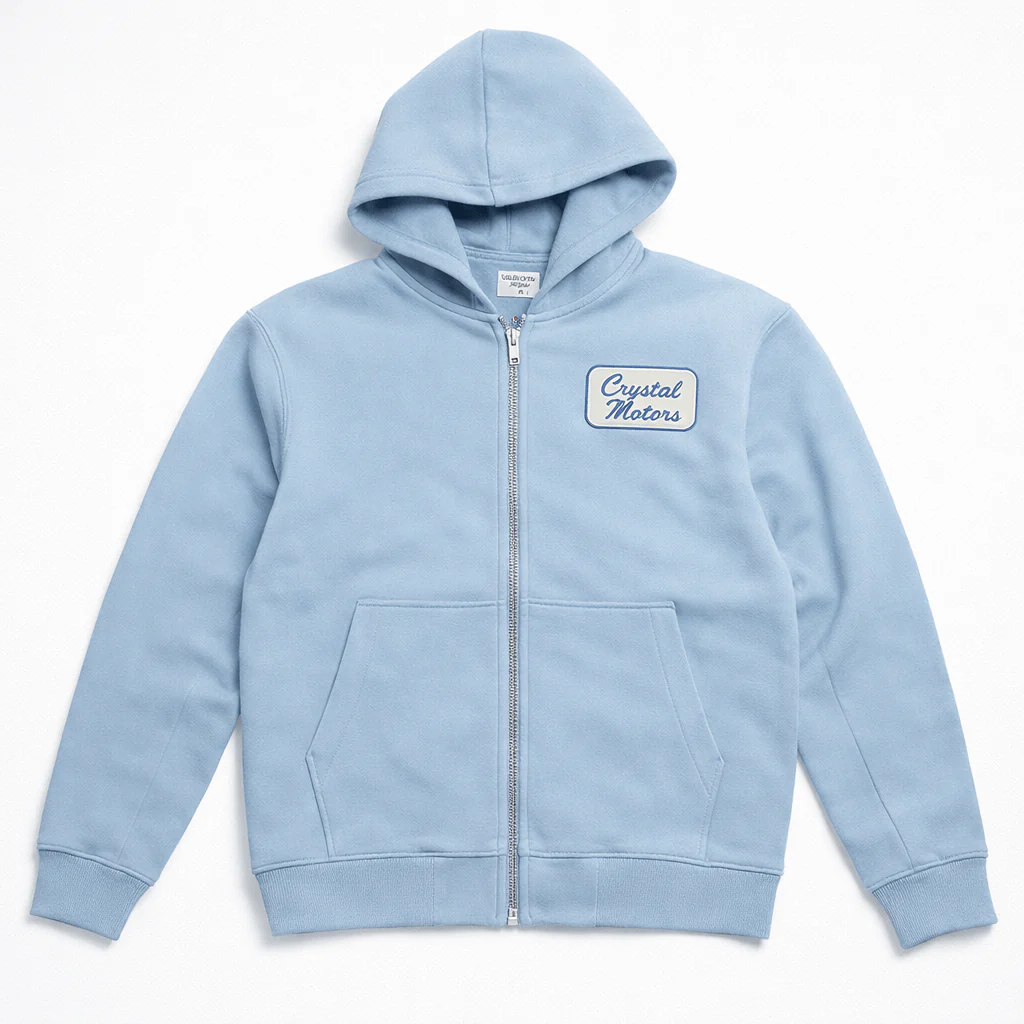 Liquid Crystals Motors Service Zip Hoodie (Service Blue) 8800H