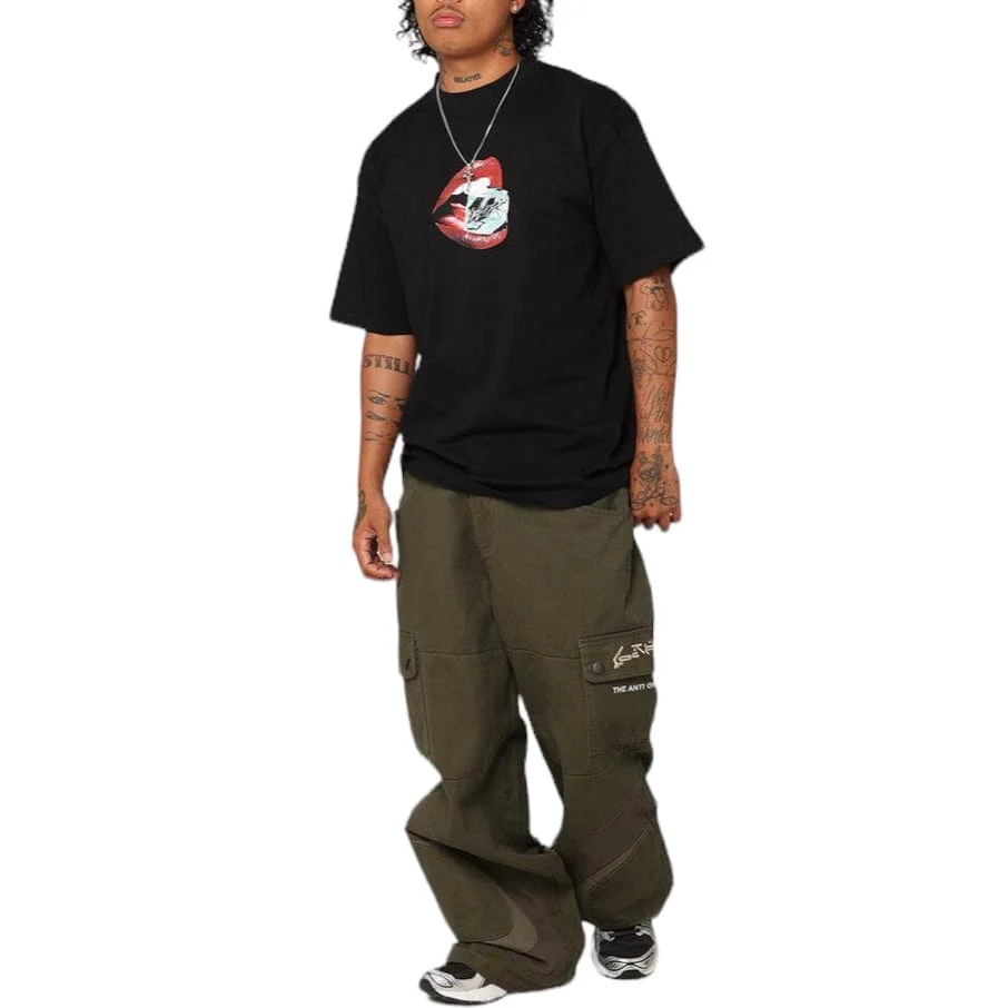 Loiter Cold Lips Tee (Black) - Image 5