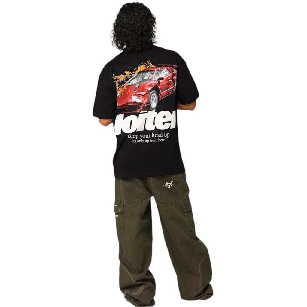 Loiter Collision Tee (Black) - Image 6