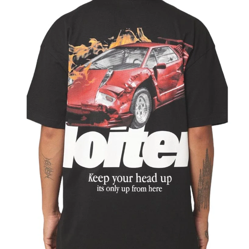Loiter Collision Tee (Black) - Image 8