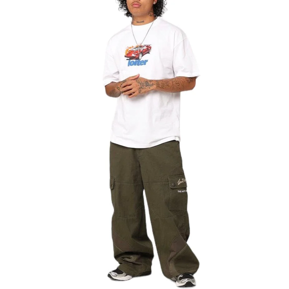 Loiter Collision Tee (White) - Image 5