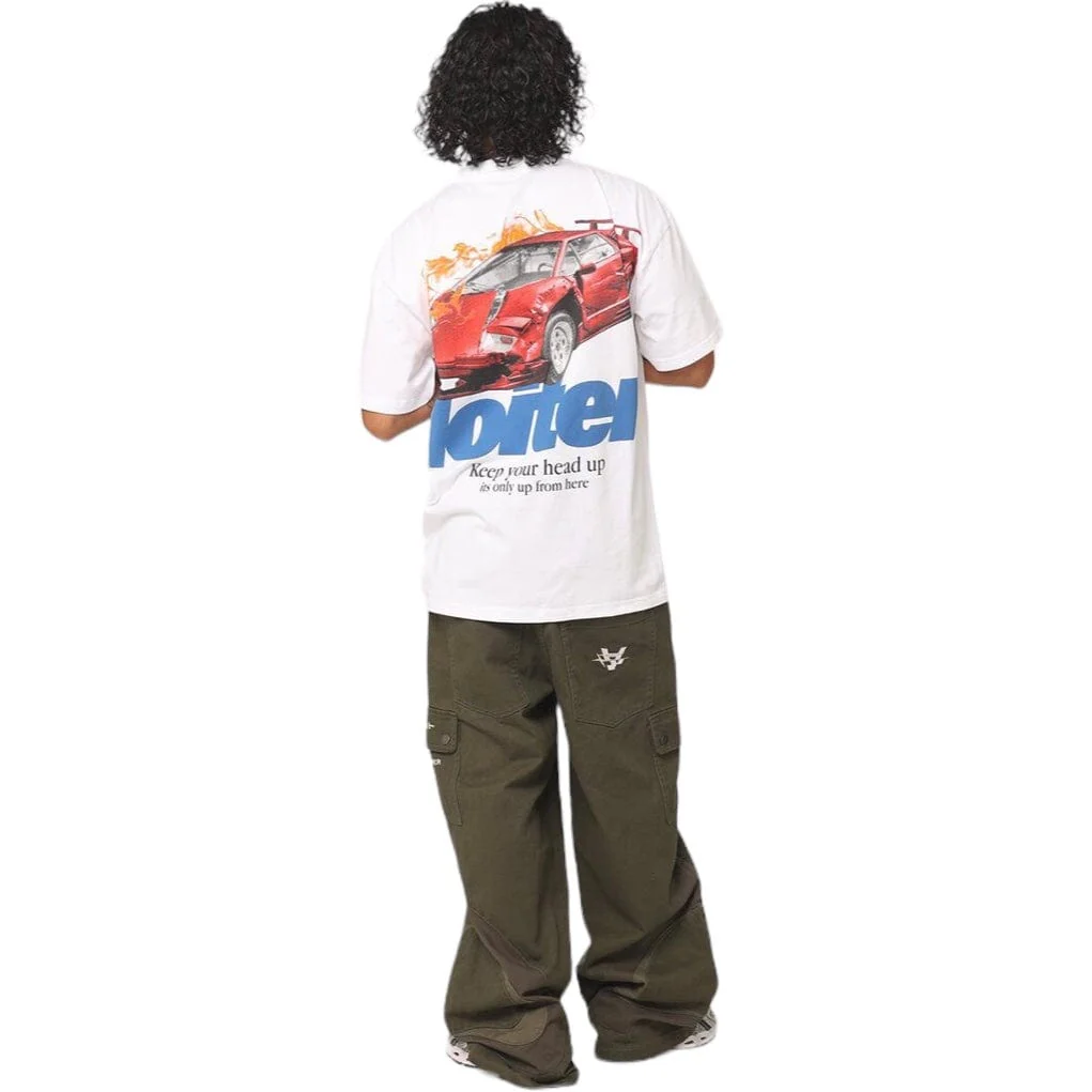 Loiter Collision Tee (White) - Image 6