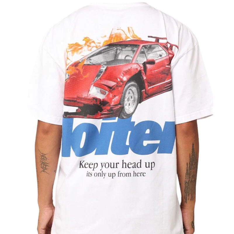 Loiter Collision Tee (White) - Image 8