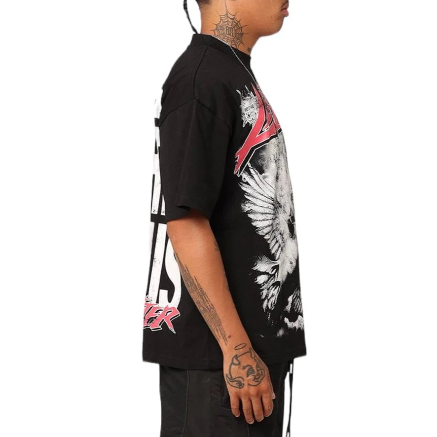 Loiter Dove Vintage Tee (Black) - Image 2