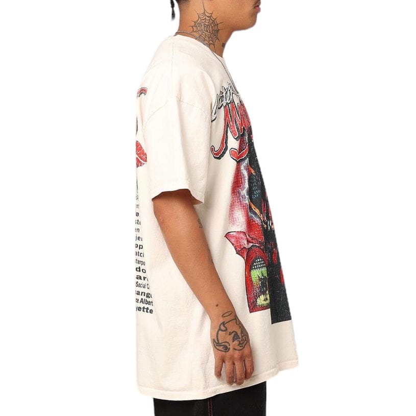 Loiter Mayhem Mob Vintage Tee (Off White) - Image 2