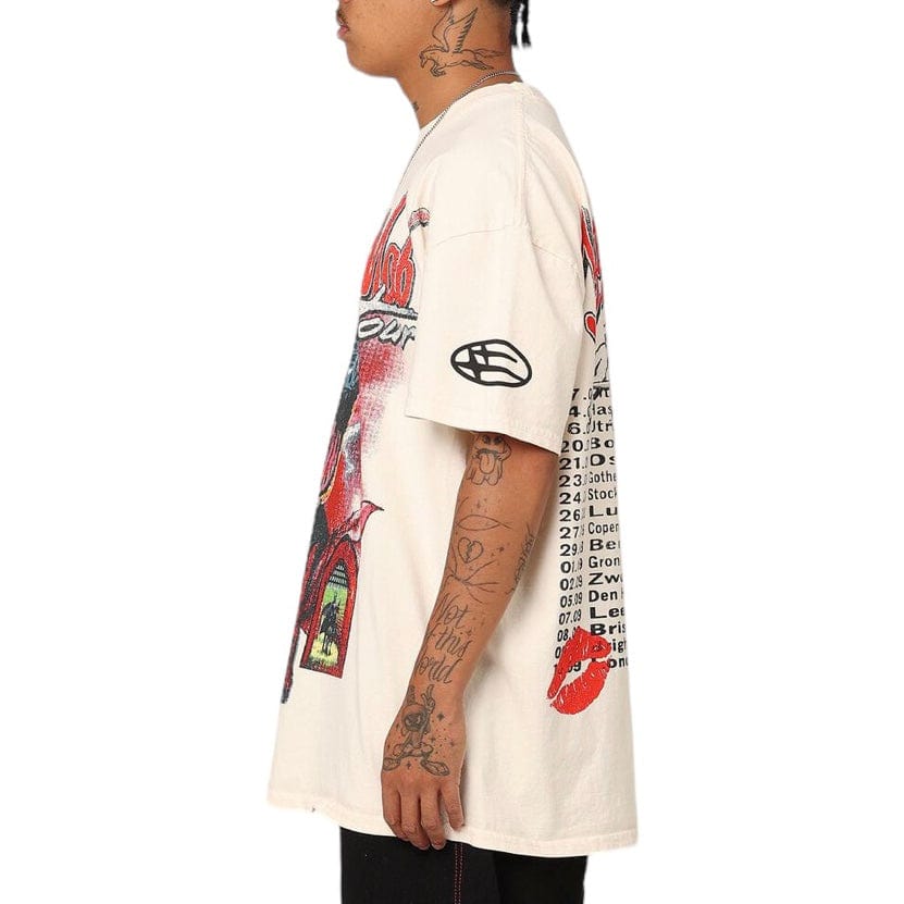 Loiter Mayhem Mob Vintage Tee (Off White) - Image 3
