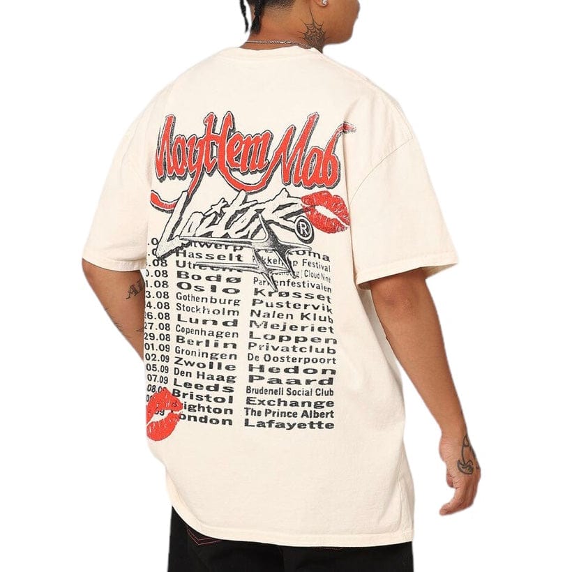 Loiter Mayhem Mob Vintage Tee (Off White) - Image 4