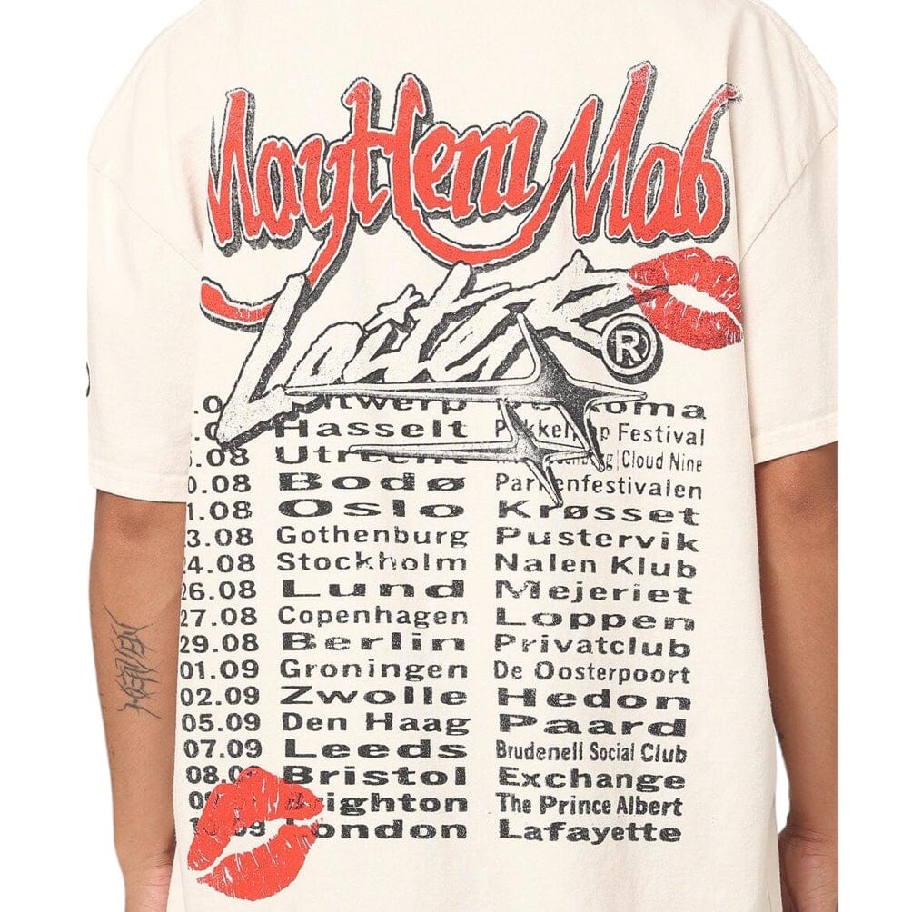 Loiter Mayhem Mob Vintage Tee (Off White) - Image 6
