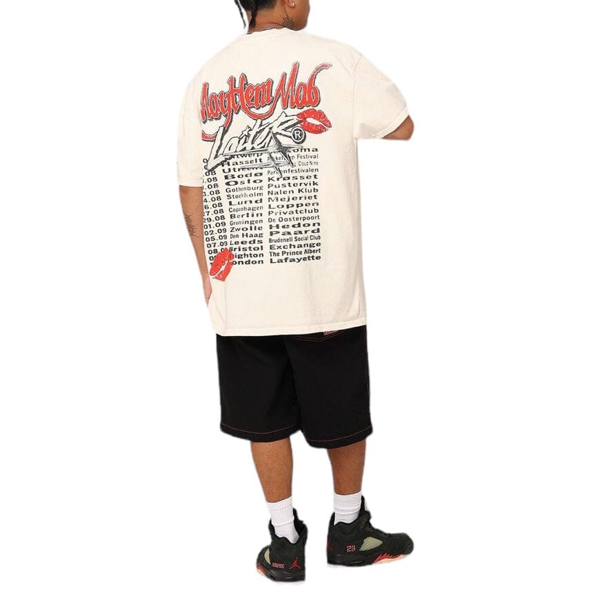 Loiter Mayhem Mob Vintage Tee (Off White) - Image 8