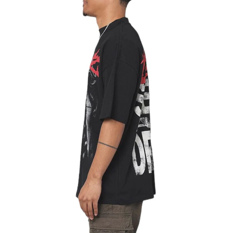 Loiter Search & Destroy Oversized Tee (Black) - Image 2