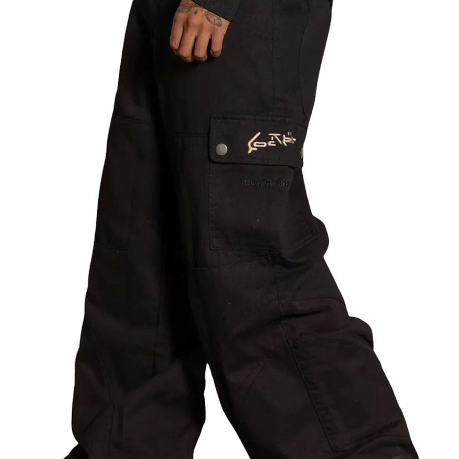Loiter X Anti Flow Cargo Pants (Black) - Image 4