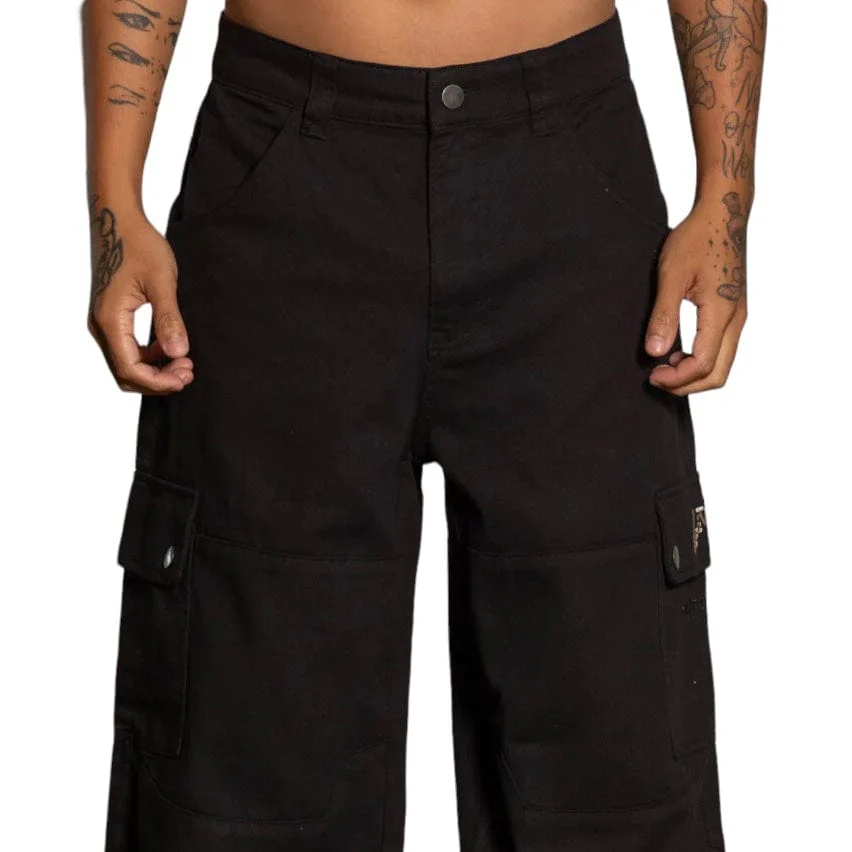 Loiter X Anti Flow Cargo Pants (Black) - Image 6