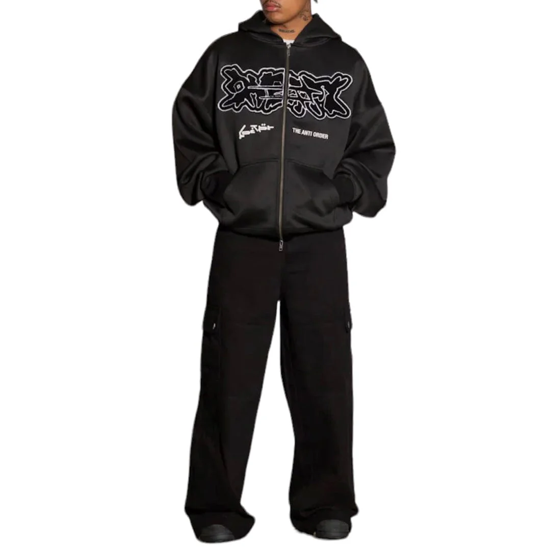 Loiter X Anti Flow Cargo Pants (Black) - Image 8