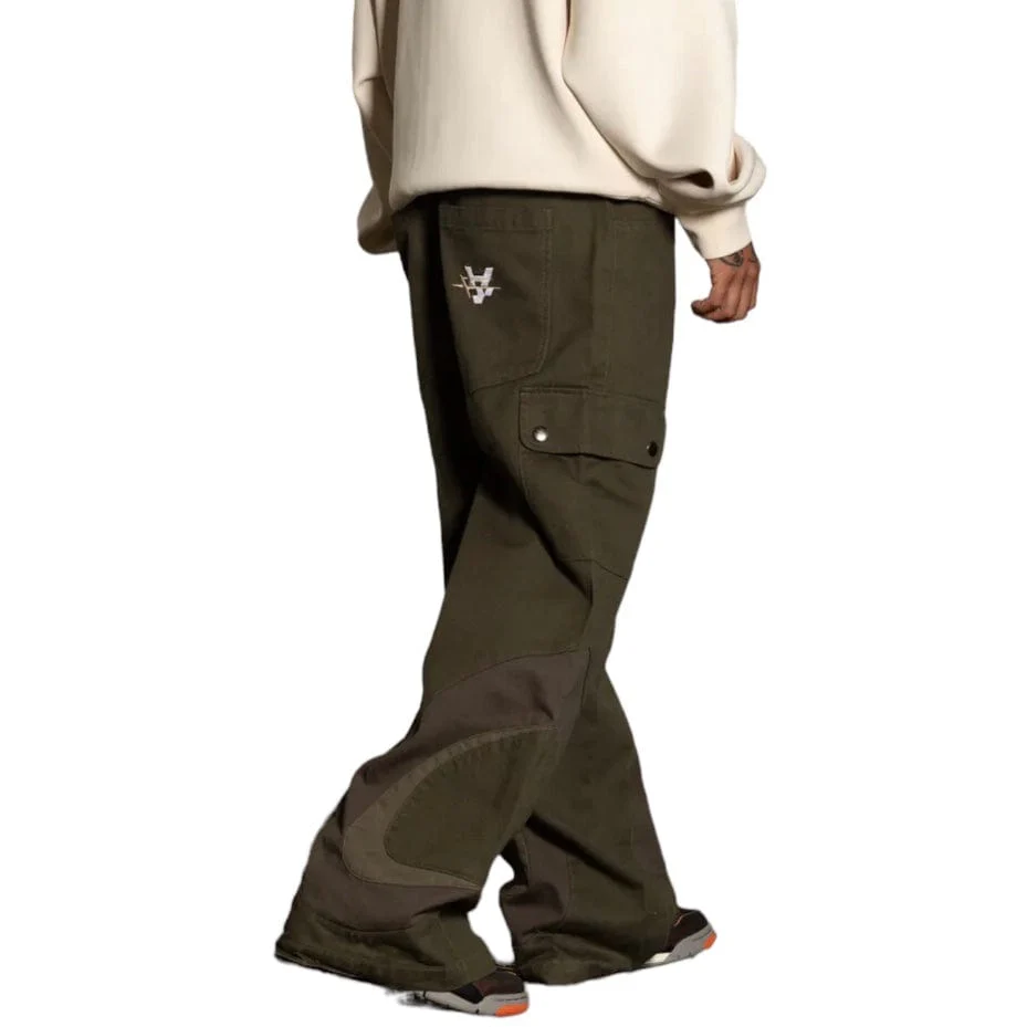 Loiter X Anti Flow Cargo Pants (Olive) - Image 3