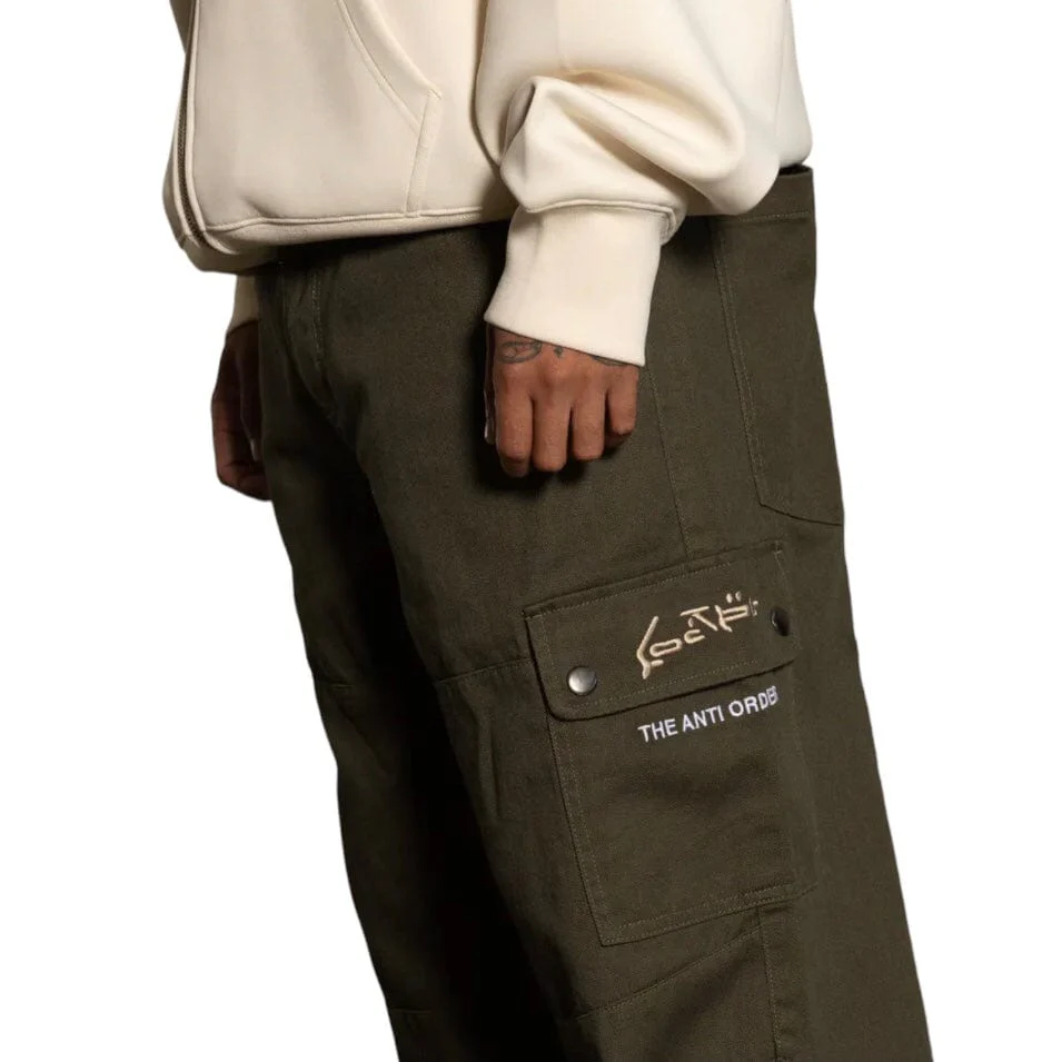 Loiter X Anti Flow Cargo Pants (Olive) - Image 4
