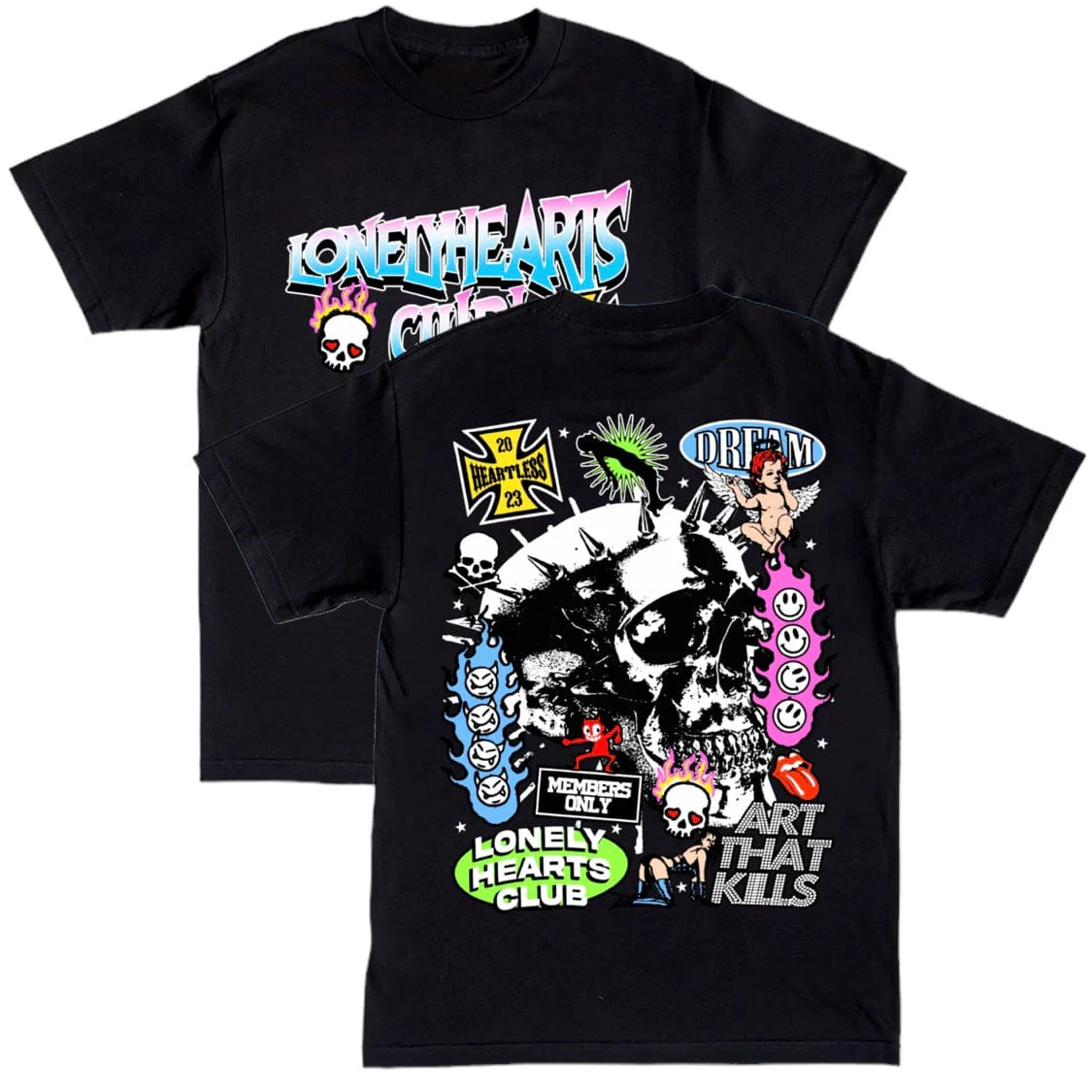 Lonely Hearts Club Heartless T Shirt (Black) SST0103 - Image 3