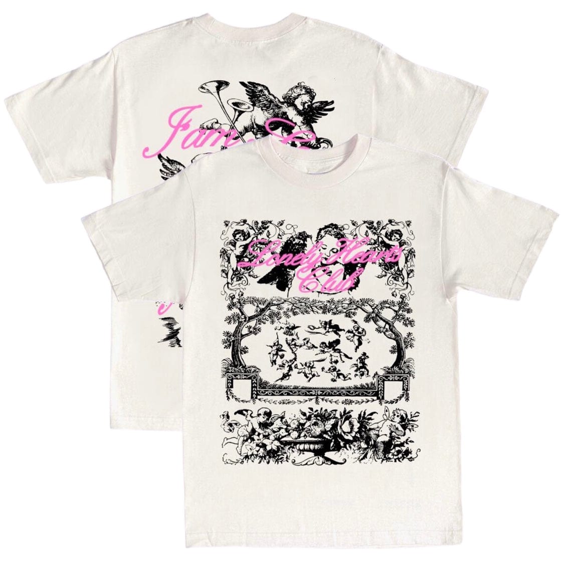 Lonely Hearts Club Heaven Awaits Me T Shirt (Bone) SST0126 - Image 3