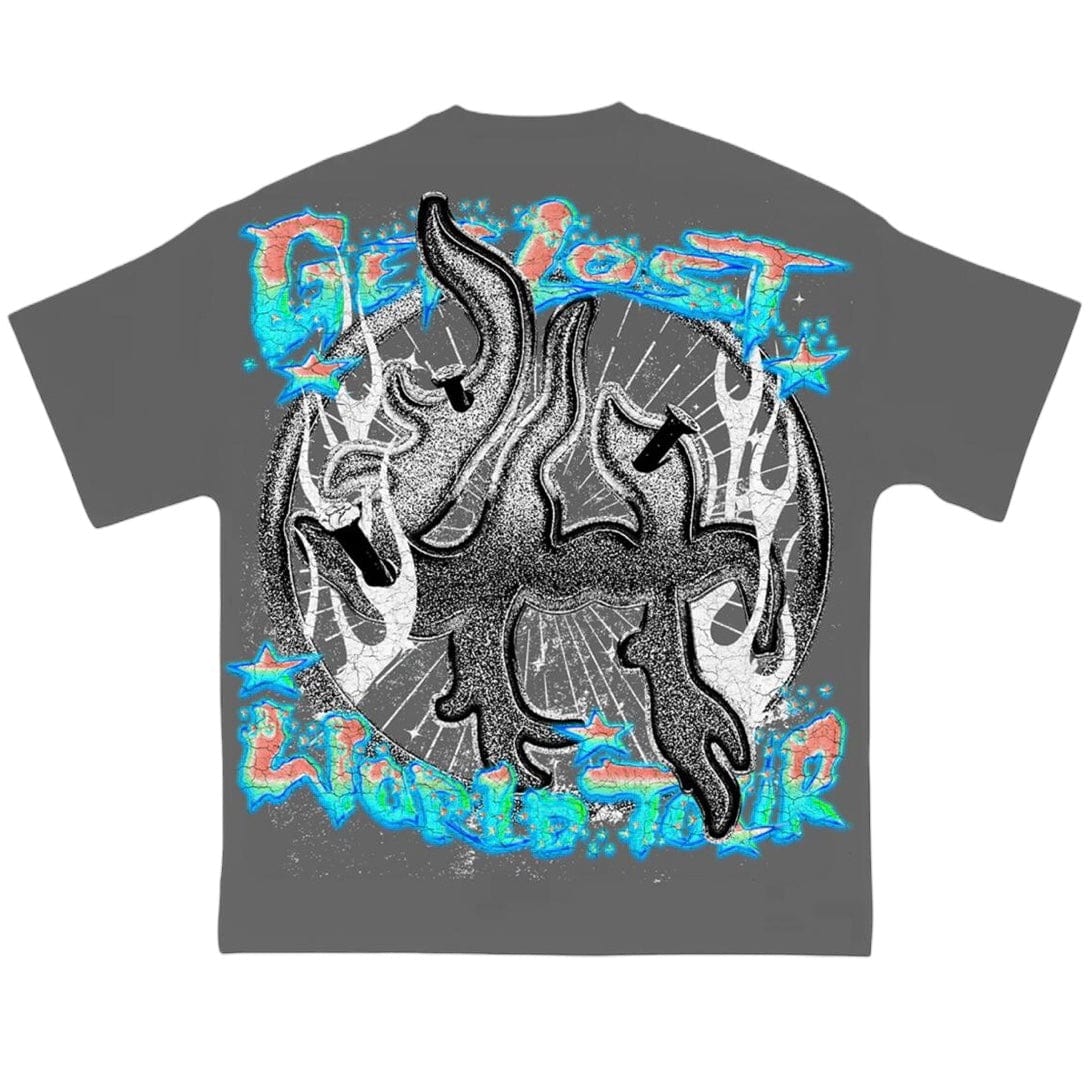 Lost Hills Get Lost World Tour Tee (Cement Wash) - Image 2