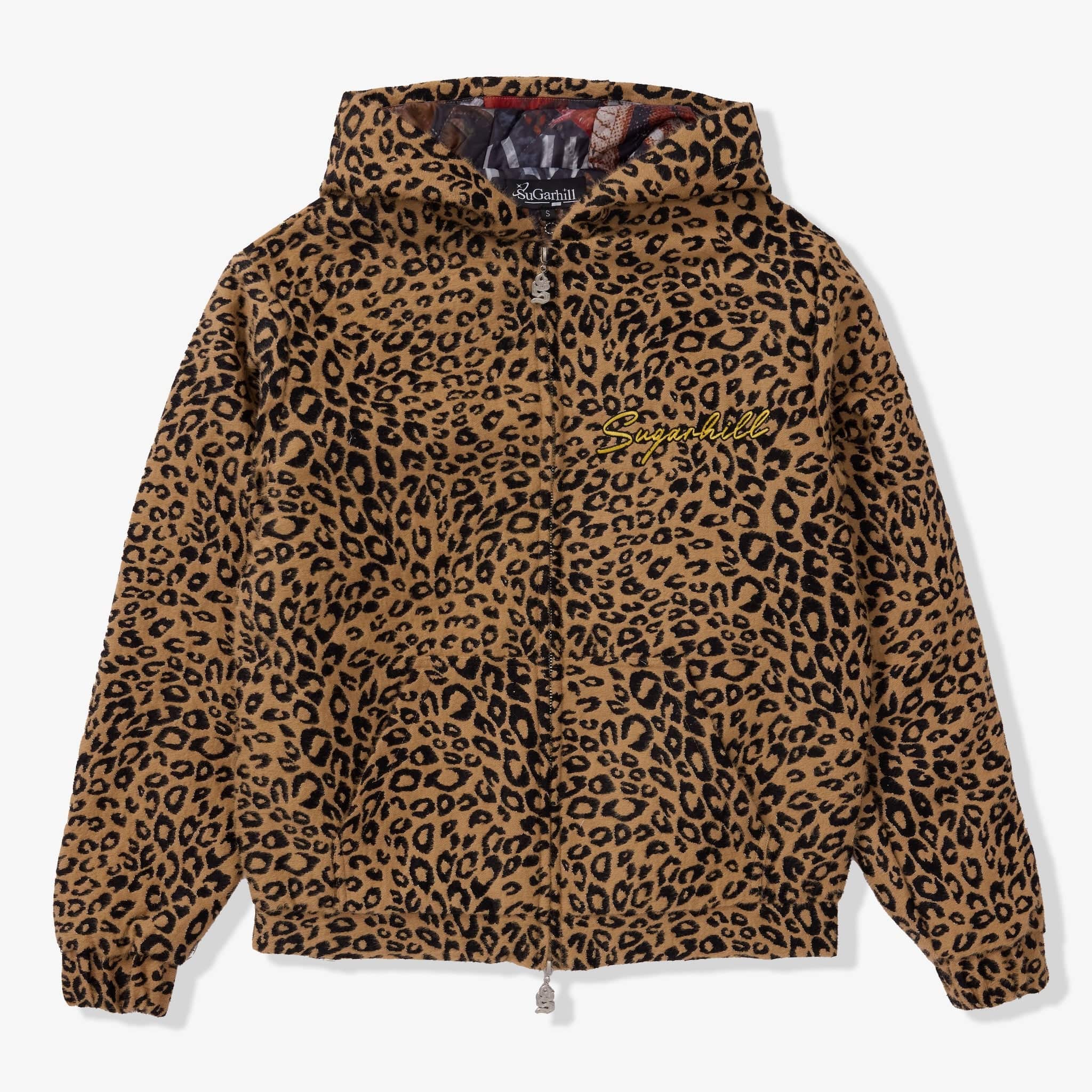 "Love Lost" Fur-Zip Hoodie (brown cheetah) - Image 6
