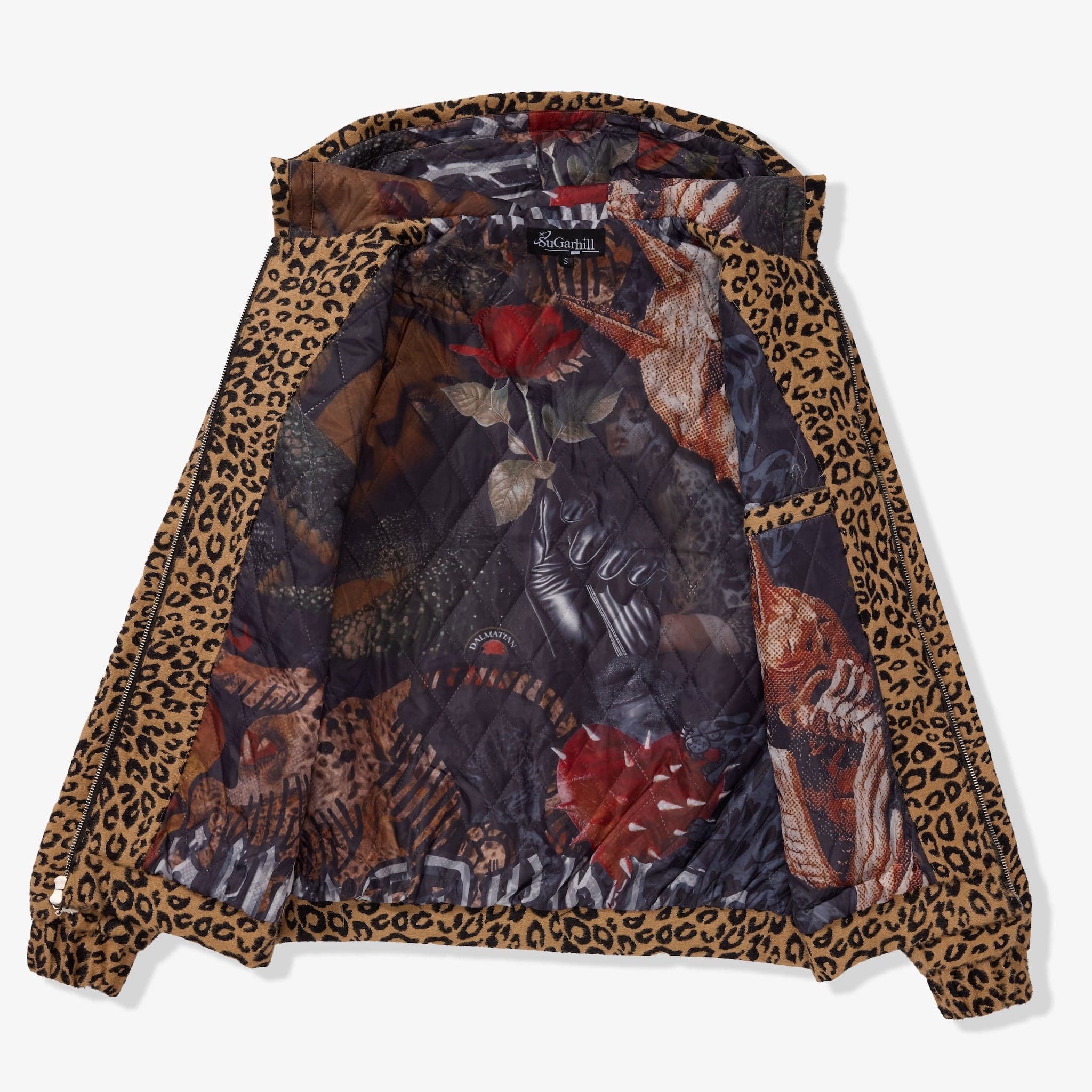 "Love Lost" Fur-Zip Hoodie (brown cheetah) - Image 7
