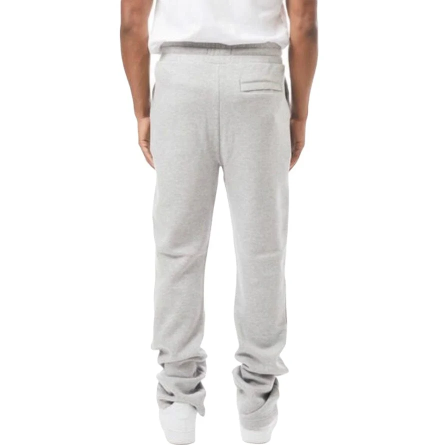 M. Society Stacked Fleece Sweatpants (Ice Gray) MS-23708 - Image 4