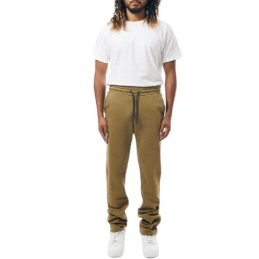 M. Society Stacked Fleece Sweatpants (Olive) MS-23708 - Image 5