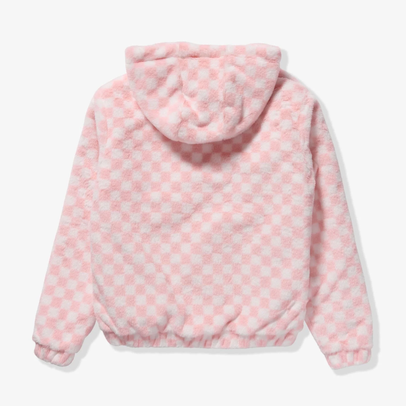 "Magnus" Fur Hoodie (pink/white) - Image 5