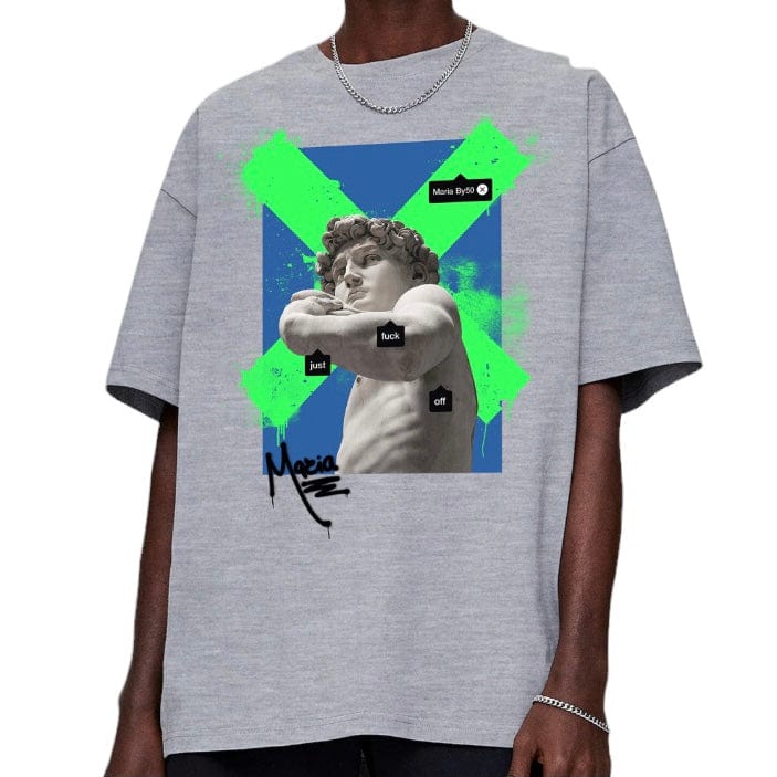 Maria David Tee (Grey) - Image 4