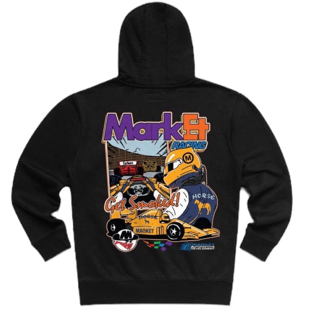 Market Express Racing Pullover Hoodie (Black) 397000509 - Image 2