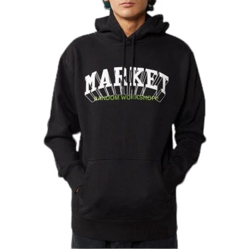 Market Super Market Pullover Hoodie (Black) 397000502 - Image 2