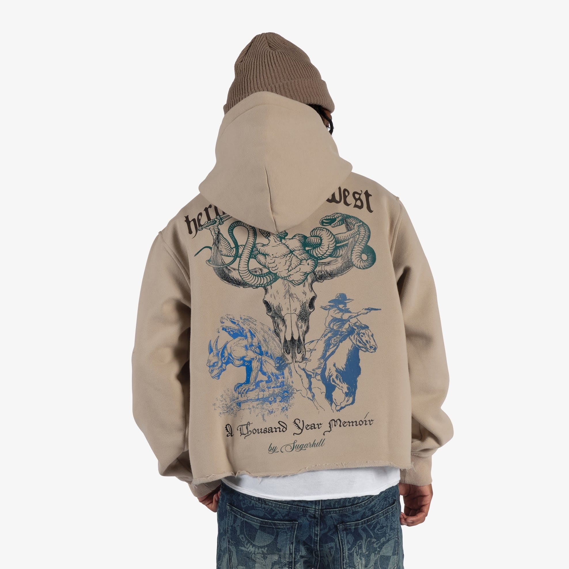 "Memoir" Hoodie (cement) - Image 2