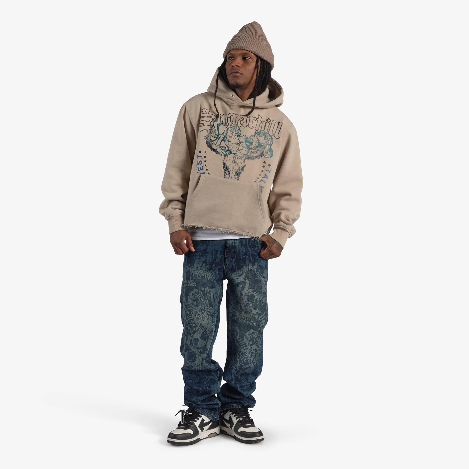 "Memoir" Hoodie (cement) - Image 3