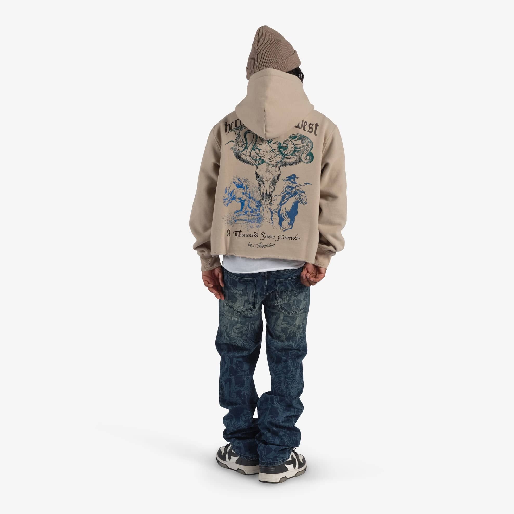"Memoir" Hoodie (cement) - Image 4