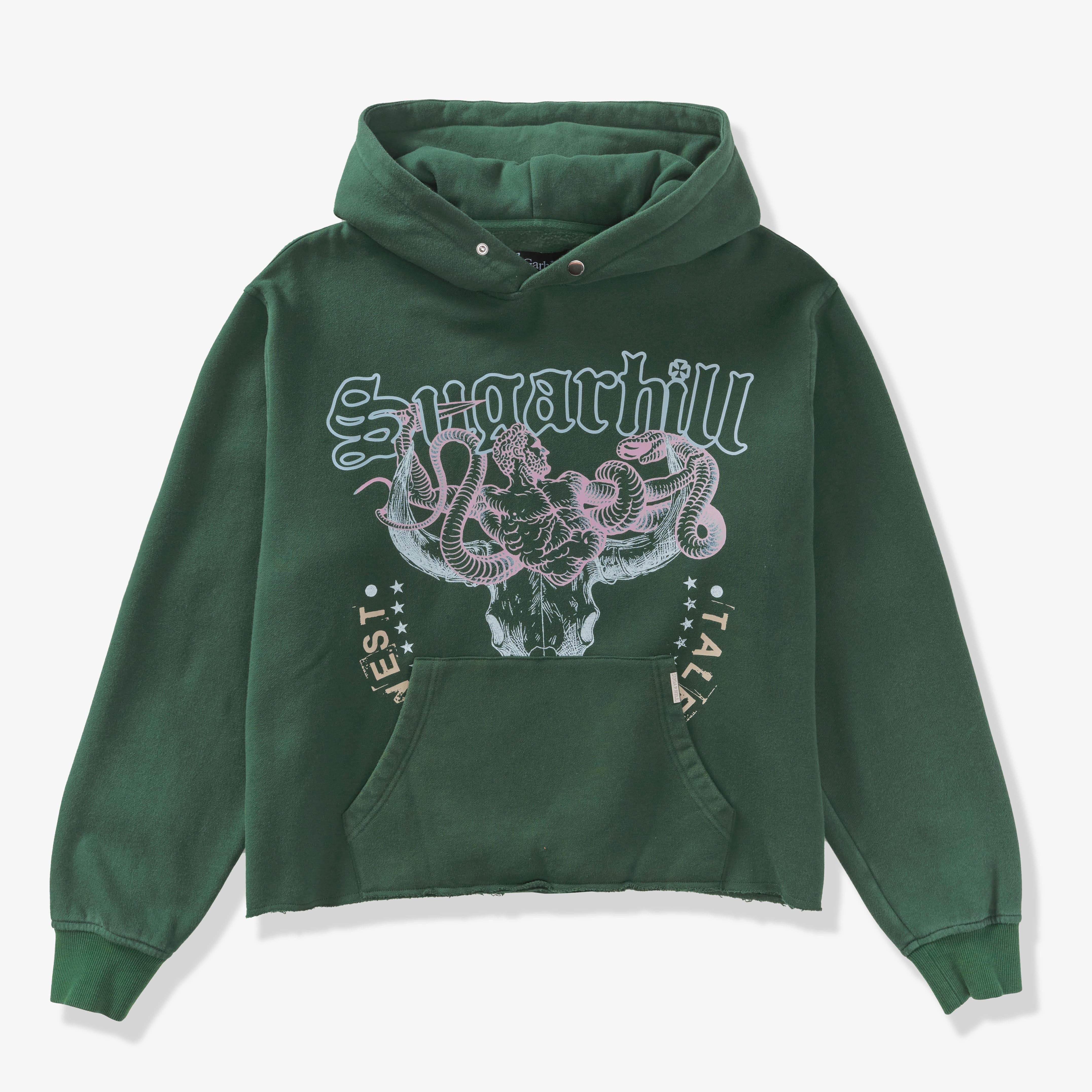 "Memoir" Hoodie (dark green) - Image 5