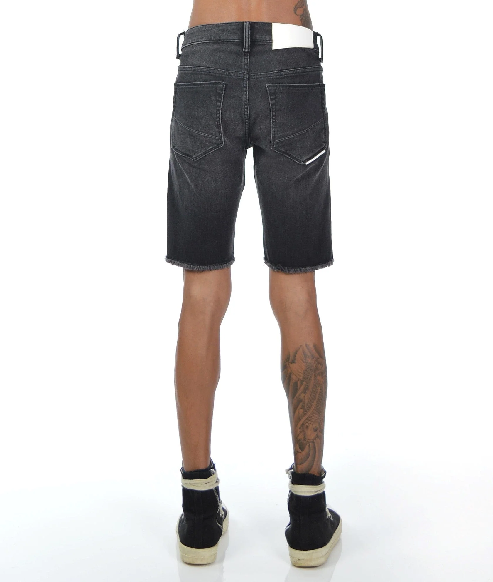 MERO SLIM SHORT STRETCH IN BLACK - Image 3