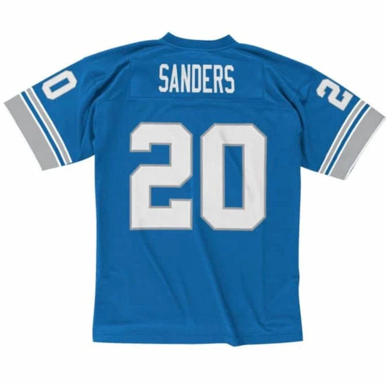 Mitchell & Ness Barry Sanders NFL Detroit Lions 1996 Legacy Jersey (Blue) - Image 2