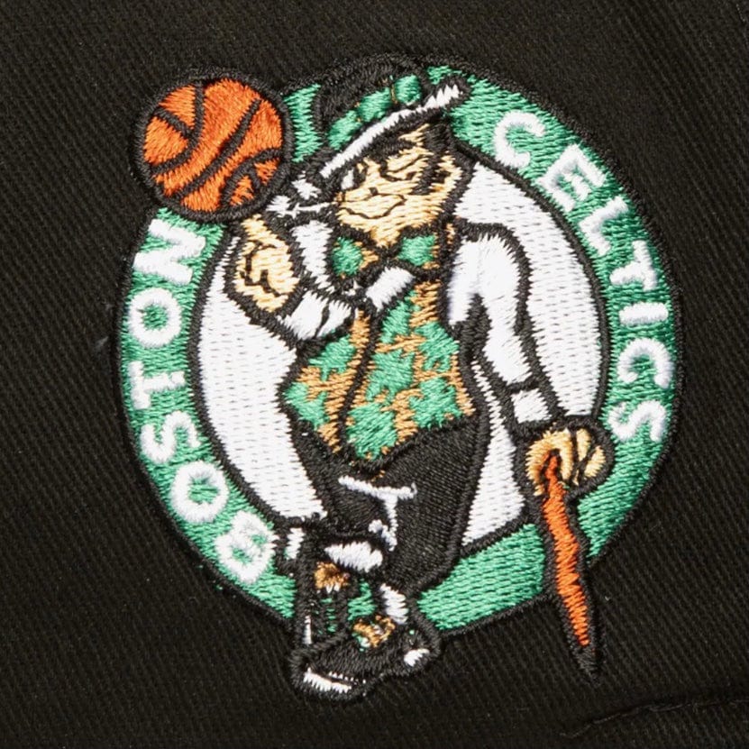 Mitchell & Ness Boston Celtics Block Sweep Pro Adjustable Hat (Black/Green) - Image 3