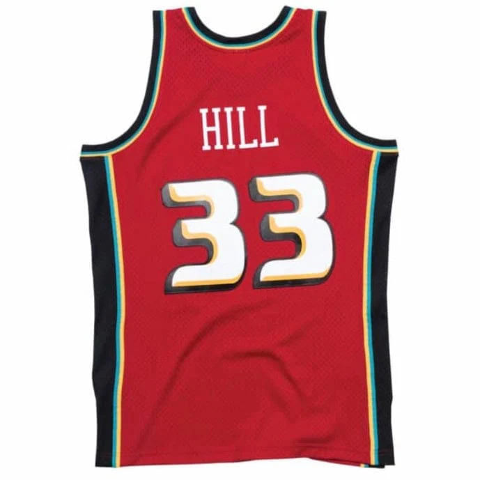 Mitchell & Ness Detroit Pistons 99-00 Alternate Swingman Jersey Grant Hill (Red) - Image 3