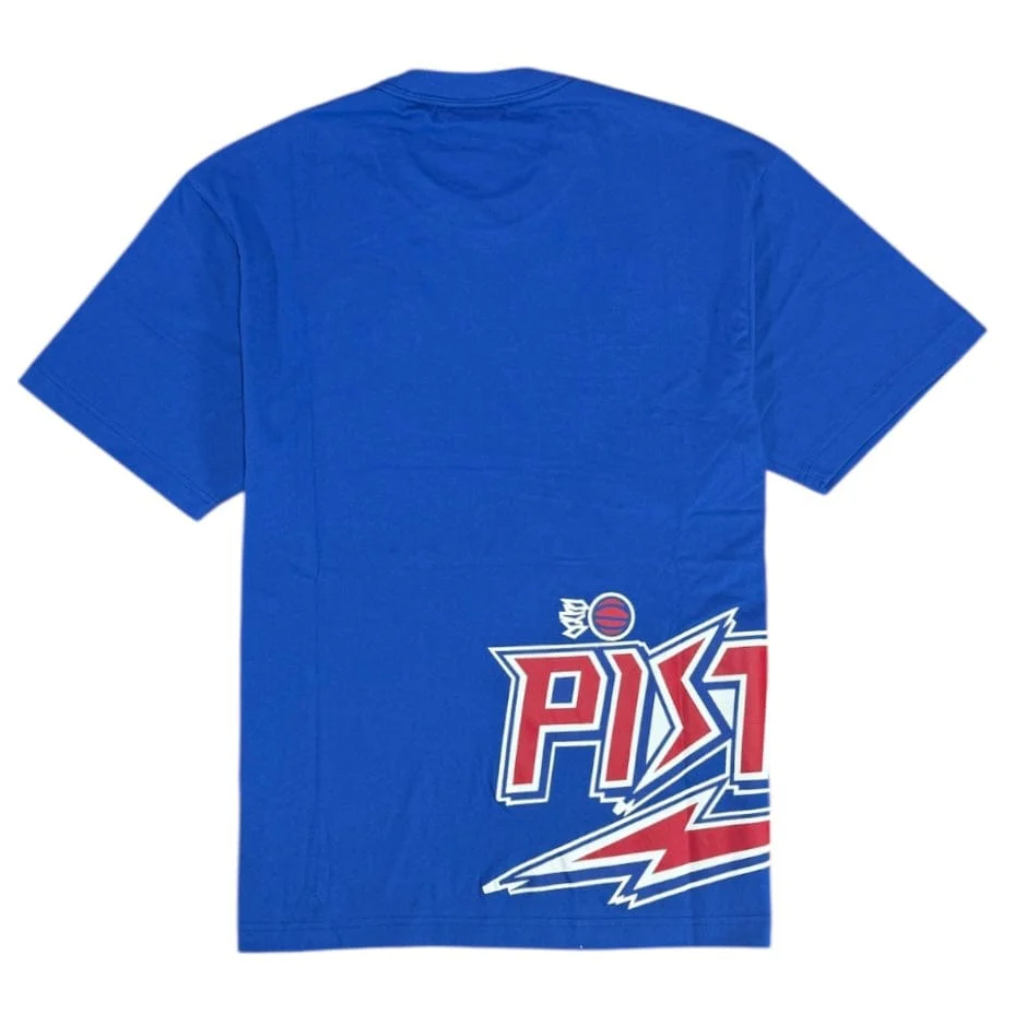 Mitchell & Ness Detroit Pistons Playoff Win Premium SS Tee (Royal) - Image 2