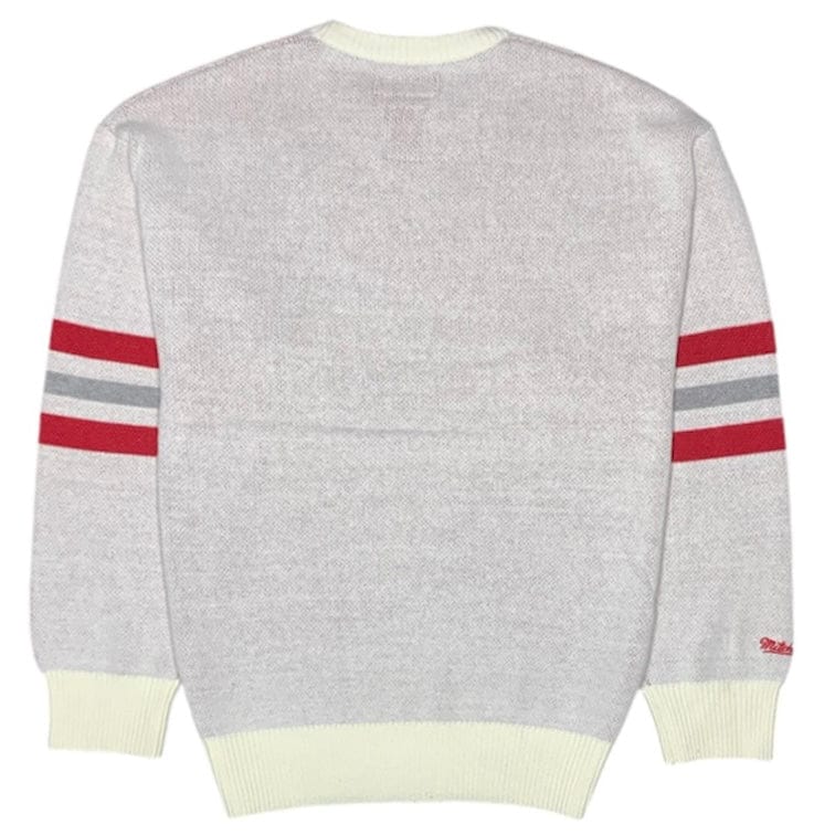 Mitchell & Ness Detroit Red Wings Retro Helmet Current Logo Sweater (Cream) - Image 2