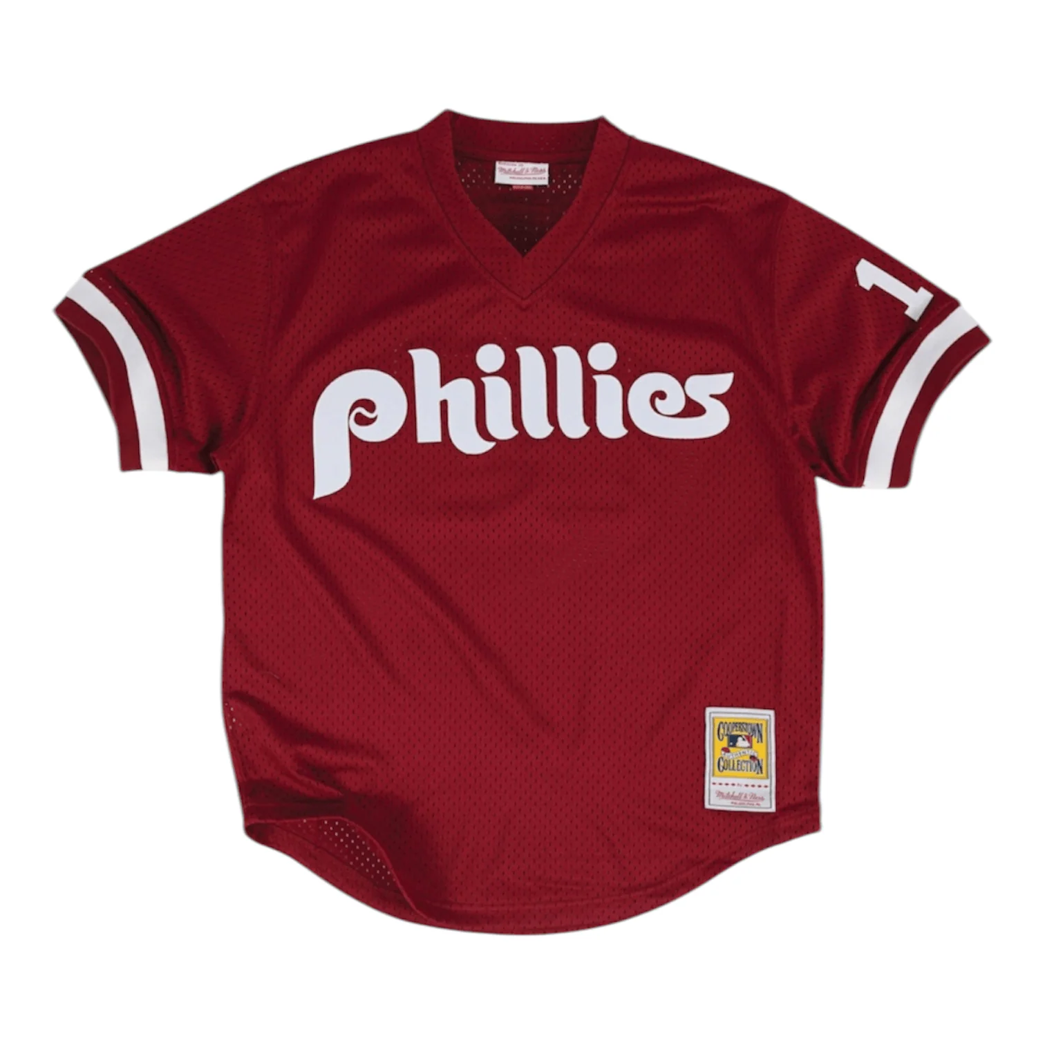 Mitchell & Ness John Kruk MLB Phillies 1991 Jersey (Burgundy)