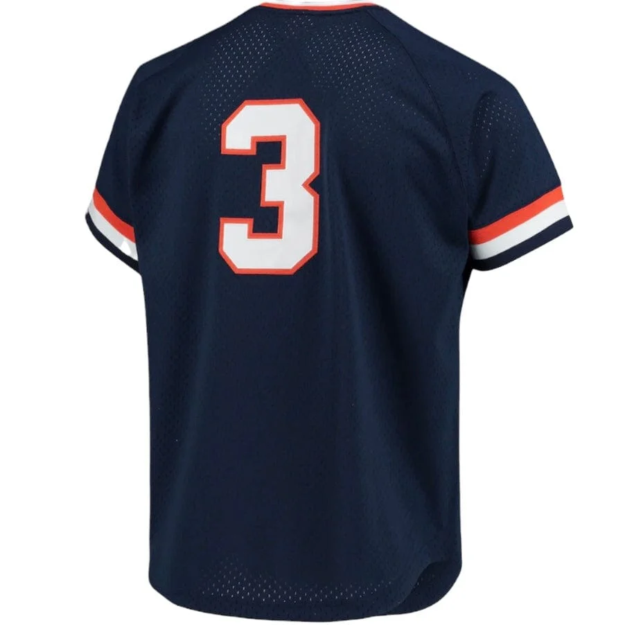 Mitchell & Ness MLB Detroit Tigers Authentic Bp Jersey (Navy) - Image 3