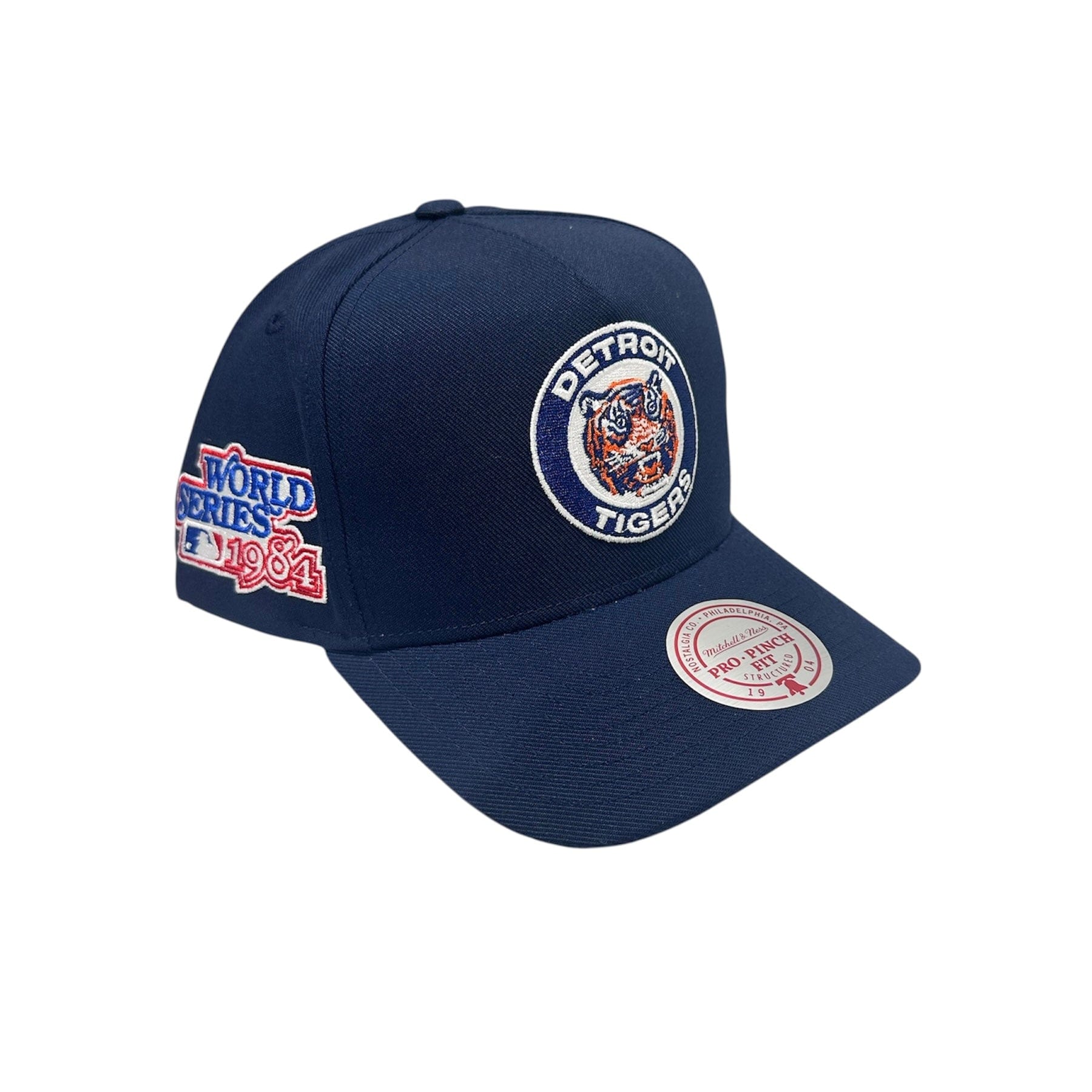 Mitchell & Ness MLB Detroit Tigers Double Clutch Snapback (Navy) - Image 2