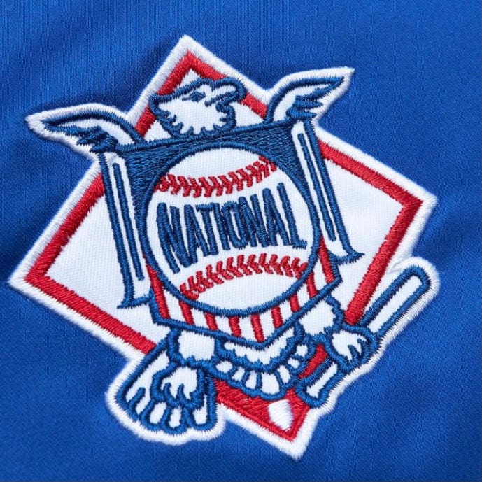 Mitchell & Ness MLB Los Angeles Dodgers Heavyweight Satin Jacket (Royal) - Image 3
