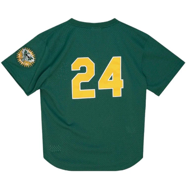 Mitchell & Ness MLB Oakland Athletics Authentic Bp Jersey (Green) - Image 2