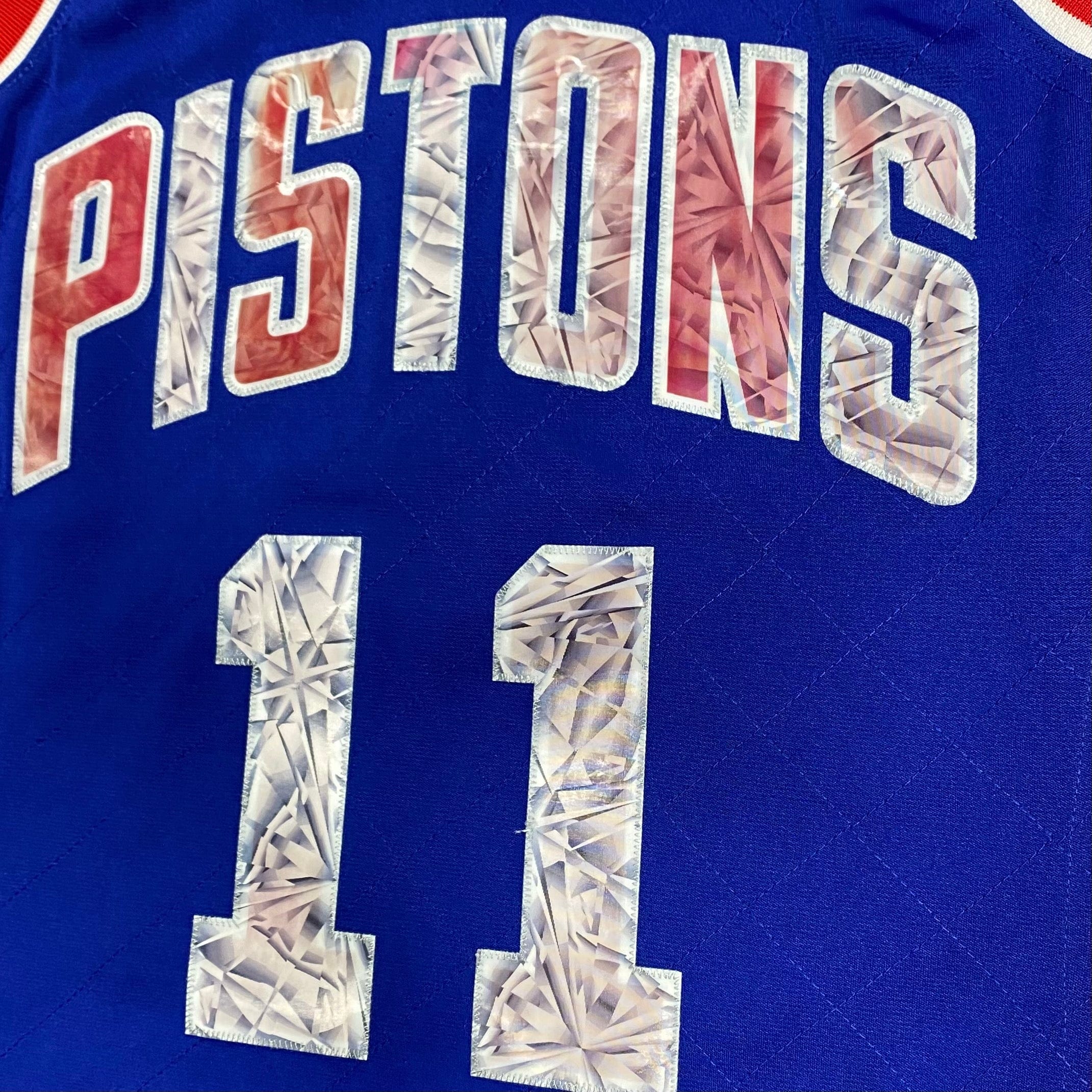 Mitchell & Ness Nba 7th Anni Detroit Pistons Swingman Jersey (Royal) - Image 3
