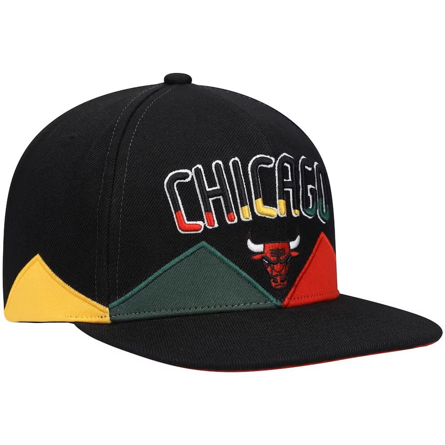 Mitchell & Ness Nba Bhm Crown Snapback Bulls (Black) - Image 3