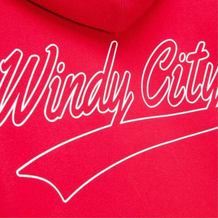 Mitchell & Ness Nba Chicago Bulls Champ City Hoodie (Scarlet) - Image 6